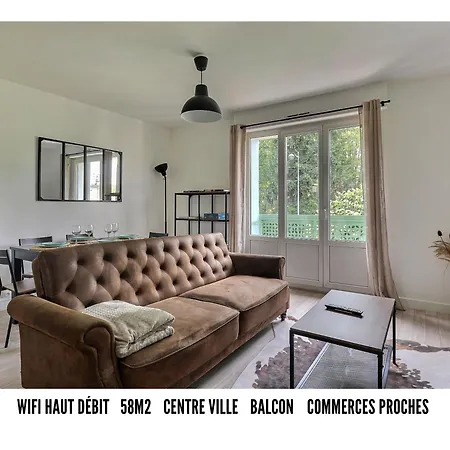 Le Dugois Centre-ville A 2 Pas De La Gare - T3 - 4 Couchages *